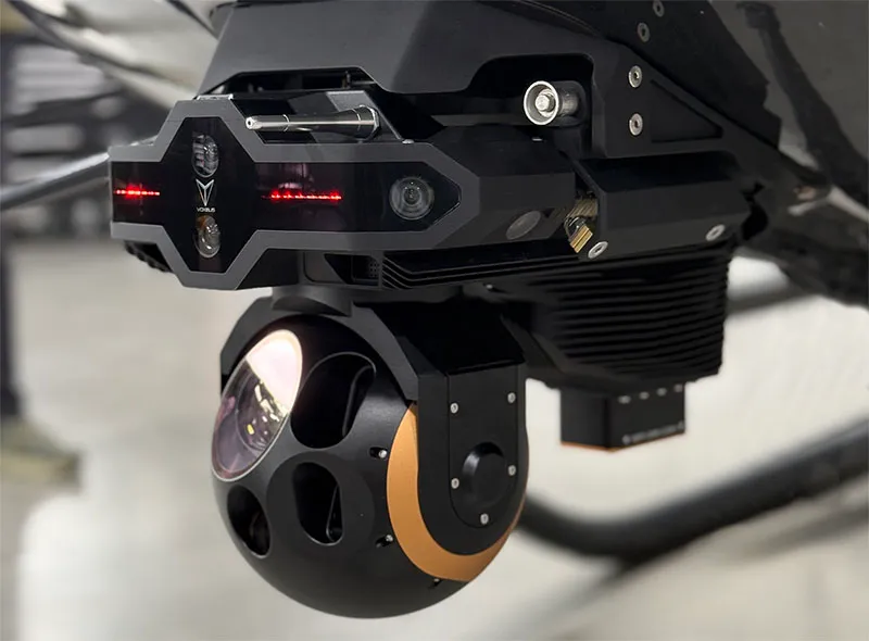 VoxVision installed on an Airbus AS350 helicopter
